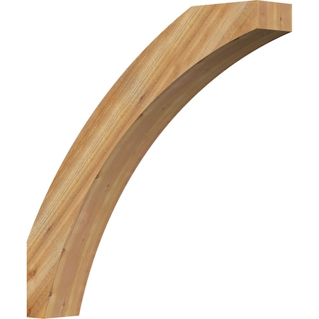 Ekena Millwork 6"W x 36"D x 36"H Thorton Rough Sawn Knee Brace, Western Red Cedar BRC06X36X36THR00RWR